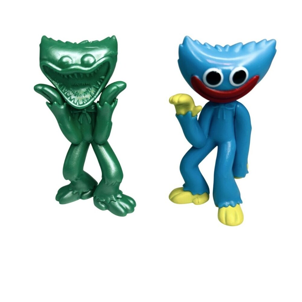 Poppy Playtime Huggy Wuggy and Green Metallic PVC Minifigure Series 1